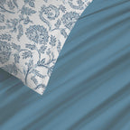 Pack Housse De Couette - 100% Coton - Salma Bleu