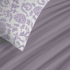 Pack Housse De Couette - 100% Coton - Salma Lavande