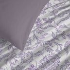 Pack Housse De Couette - 100% Coton - Salma Lavande