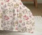Pack Complet Imprimé (Housse De Couette + Taie(s) + Drap Housse) - 100% Coton 57 Fils - Tanya Multicolore