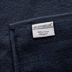 Pack Éponge "Spa" - 100% Coton - Bleu Nuit