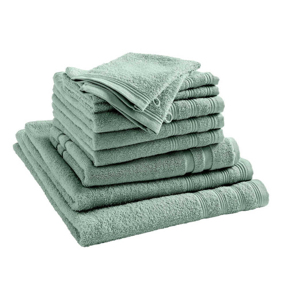 Pack Éponge "Spa" - 100% Coton - Menthe