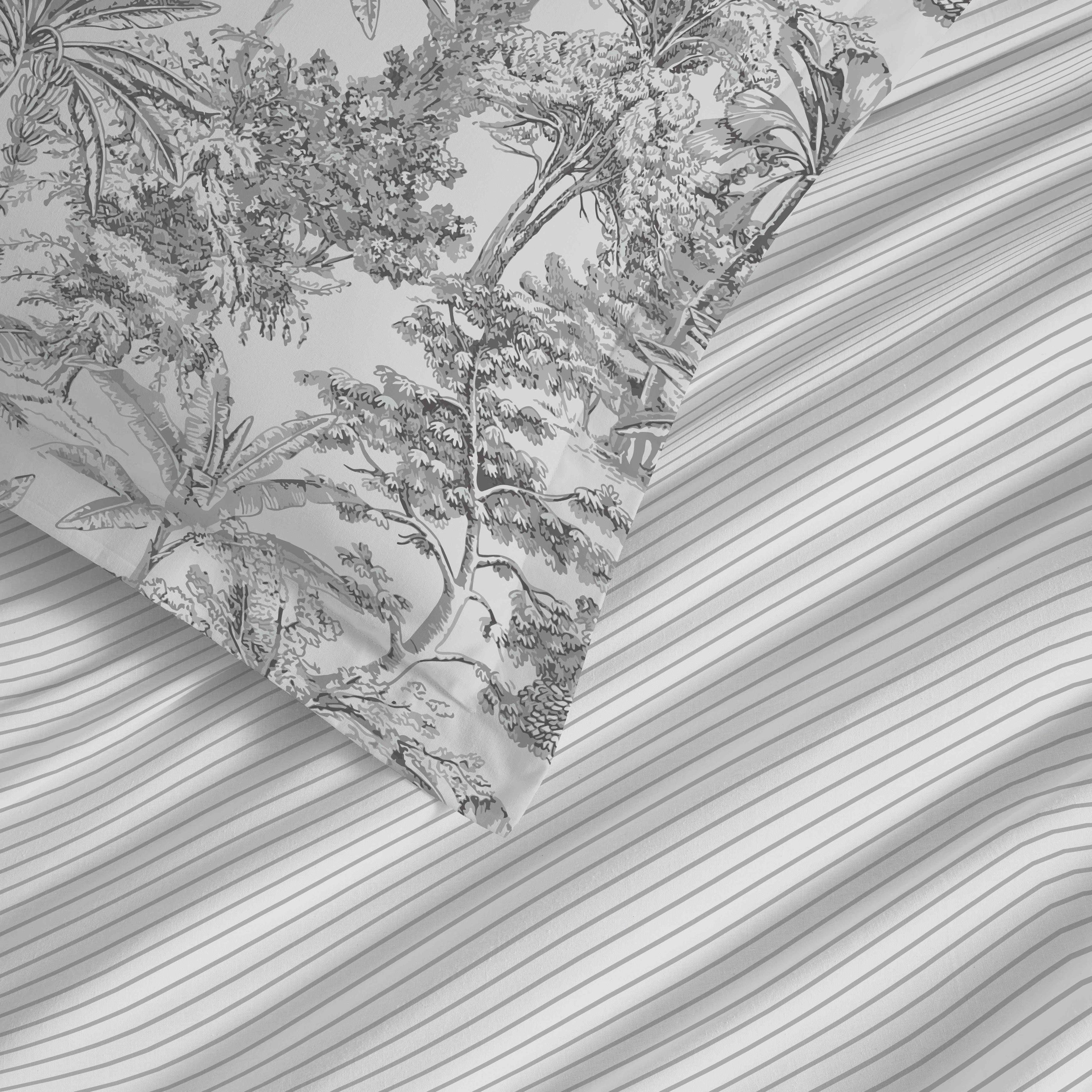 Parure De Draps 4 Pièces Pour Lit Grande Largeur - 100% Coton - Adama Perle