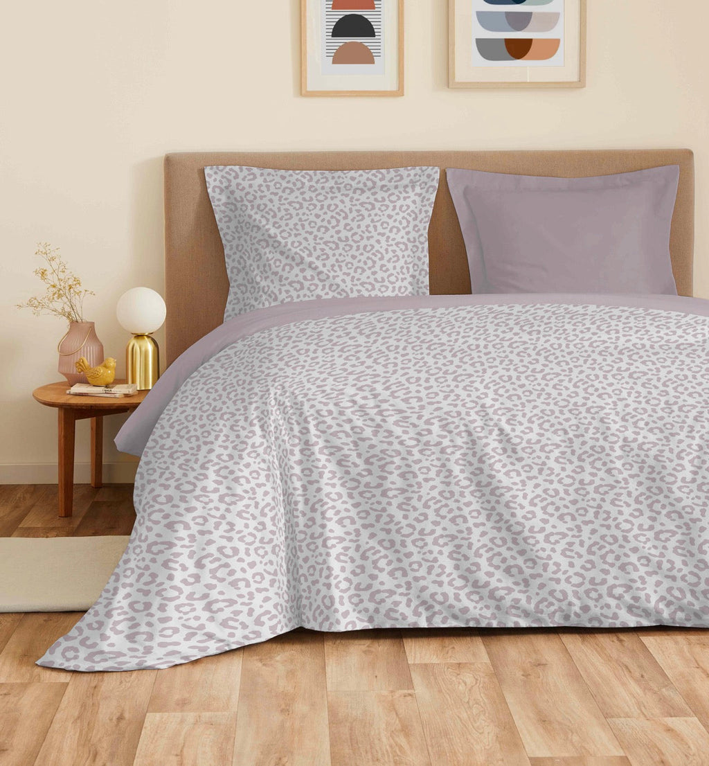 Parure De Draps 4 Pièces Pour Lit Grande Largeur - 100% Coton - Diana Blush