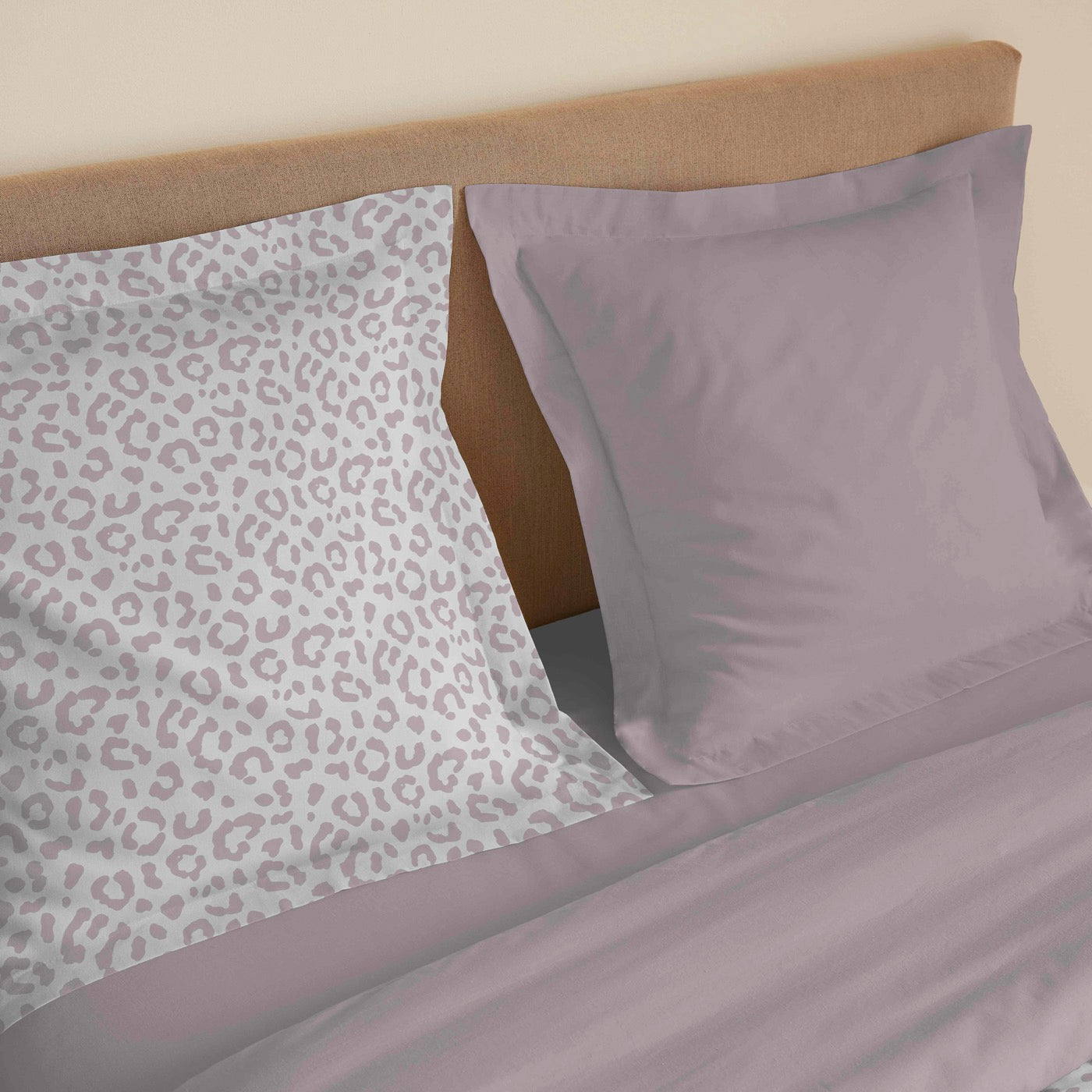 Parure De Draps 4 Pièces Pour Lit Grande Largeur - 100% Coton - Diana Blush