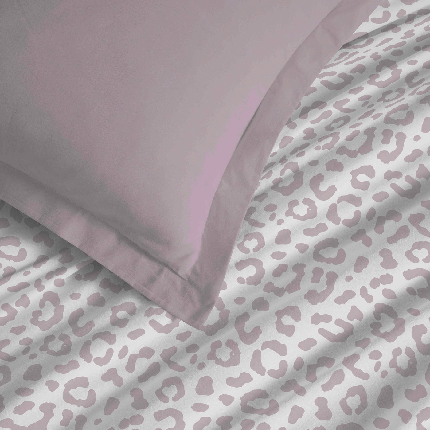 Parure De Draps 4 Pièces Pour Lit Grande Largeur - 100% Coton - Diana Blush
