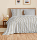 Parure De Draps 4 Pièces Pour Lit Grande Largeur - 100% Coton - Florence Naturel