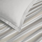 Parure De Draps 4 Pièces Pour Lit Grande Largeur - 100% Coton - Florence Naturel