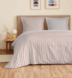 Parure De Draps 4 Pièces Pour Lit Grande Largeur - 100% Coton - Palerme Blush
