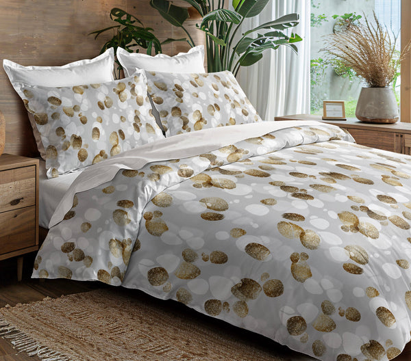 Parure De Draps 4 Pièces - Louna - Galet Gold