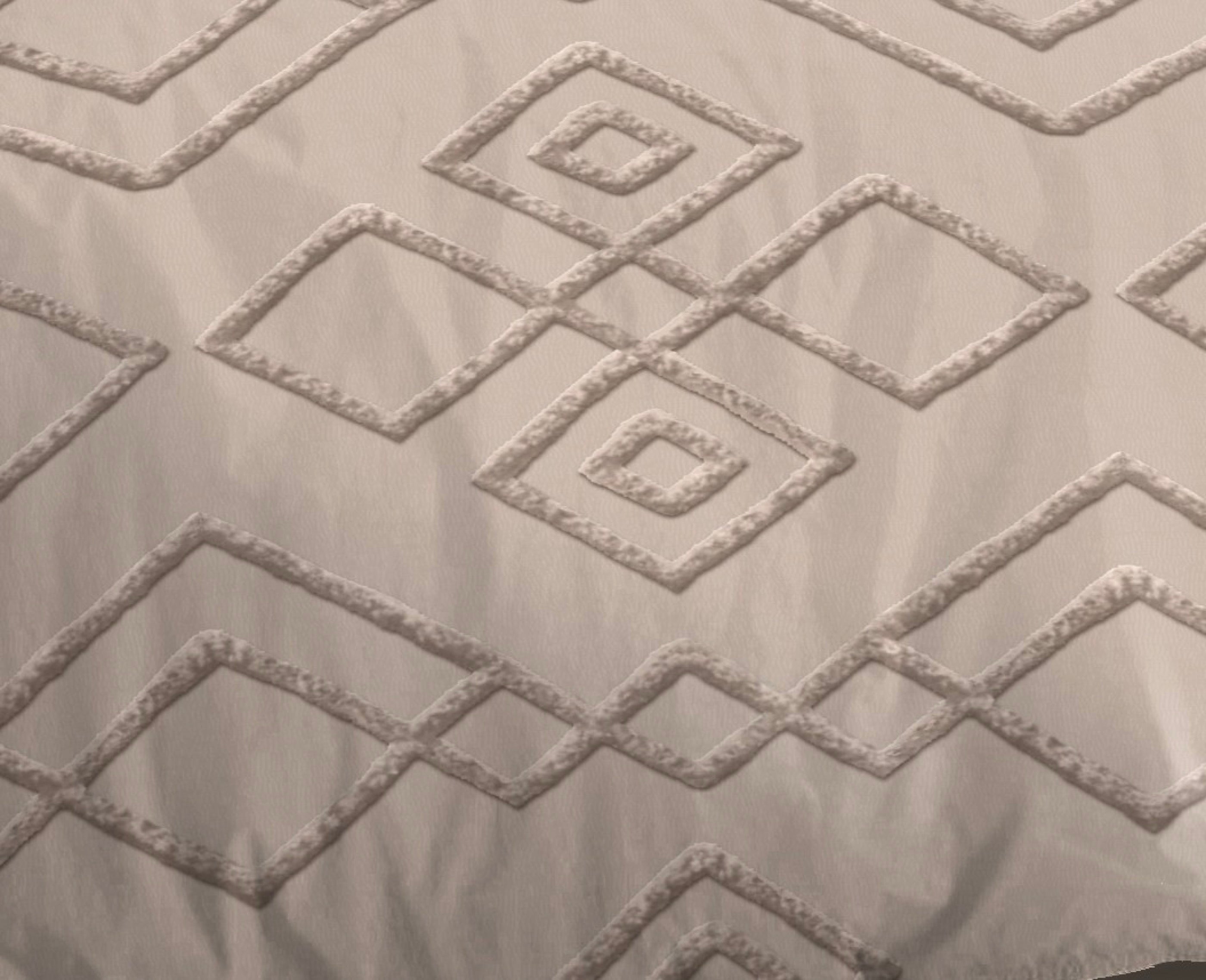 Parure De Draps 4 Pièces - Louna - Losange Relief