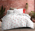 Parure De Draps 4 Pièces - Louna - Love Rouge