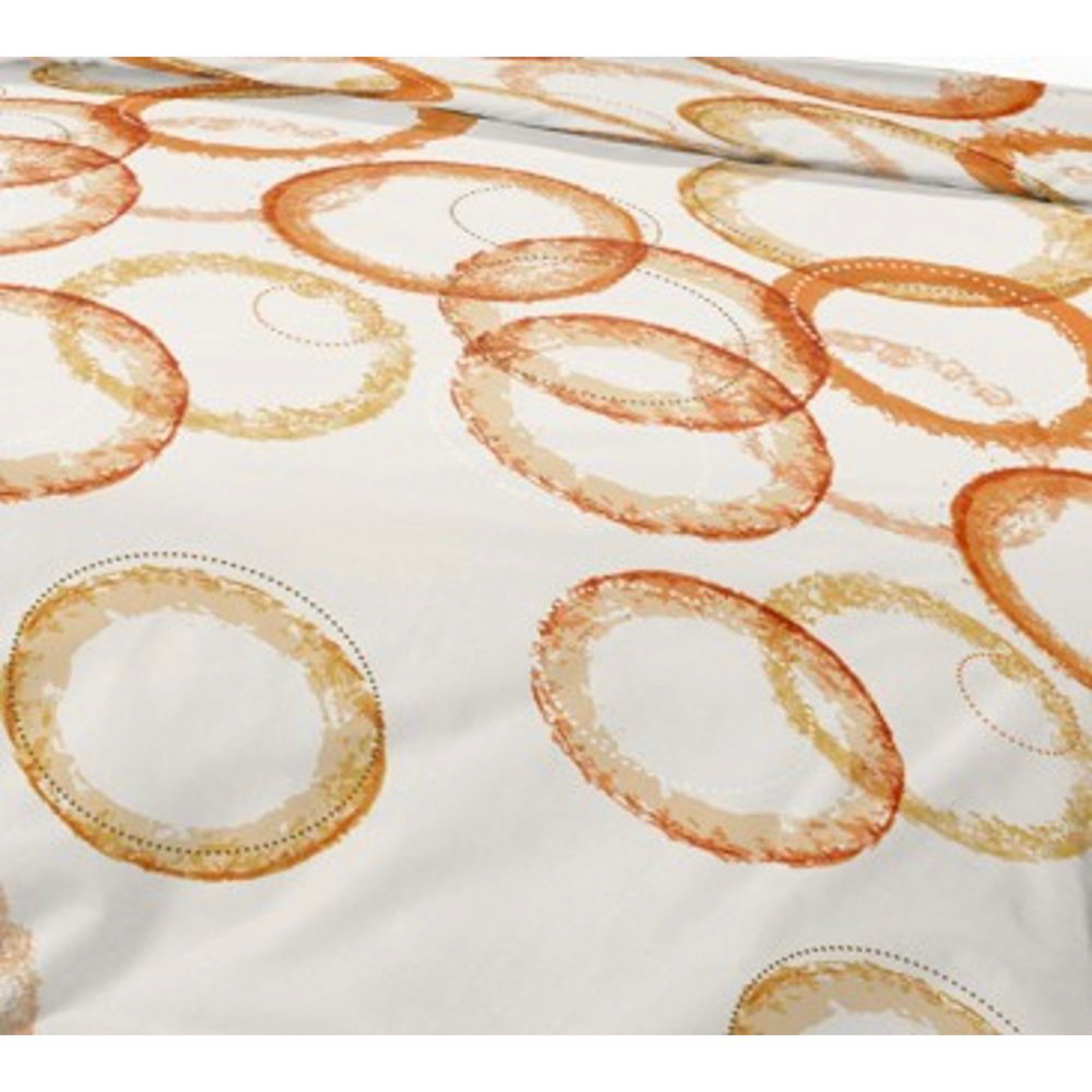 Parure De Draps 4 Pièces - Louna - Circle Orange
