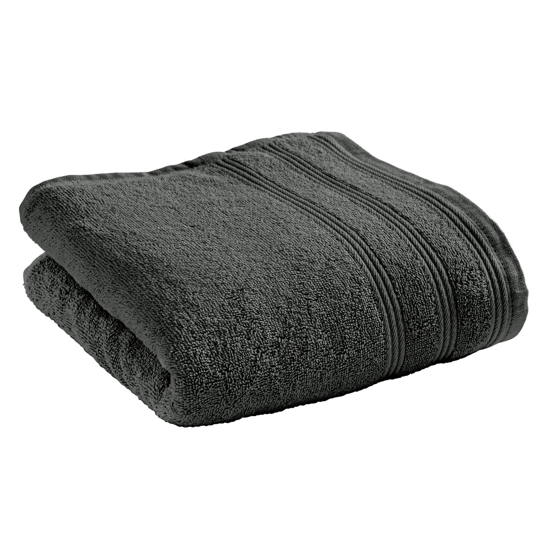 Serviette De Toilette "Spa" - 100% Coton - Ardoise