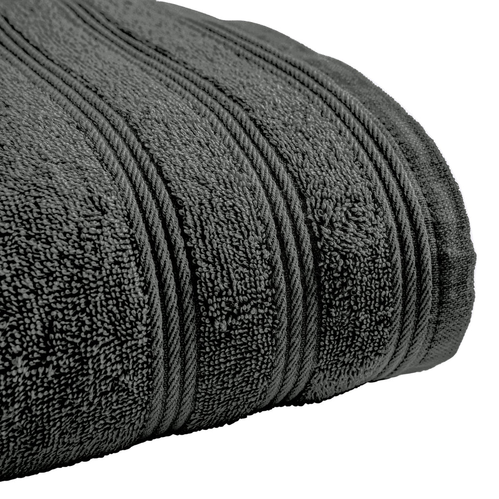 Serviette De Toilette "Spa" - 100% Coton - Ardoise
