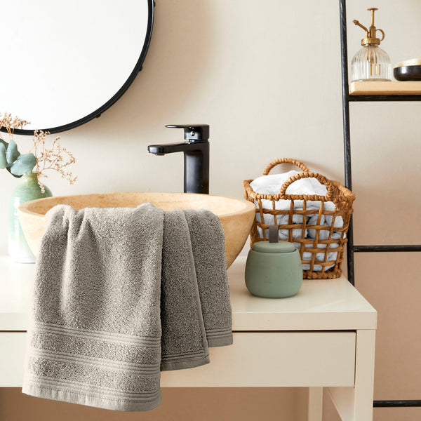 Serviette De Toilette "Spa" - 100% Coton - Sable