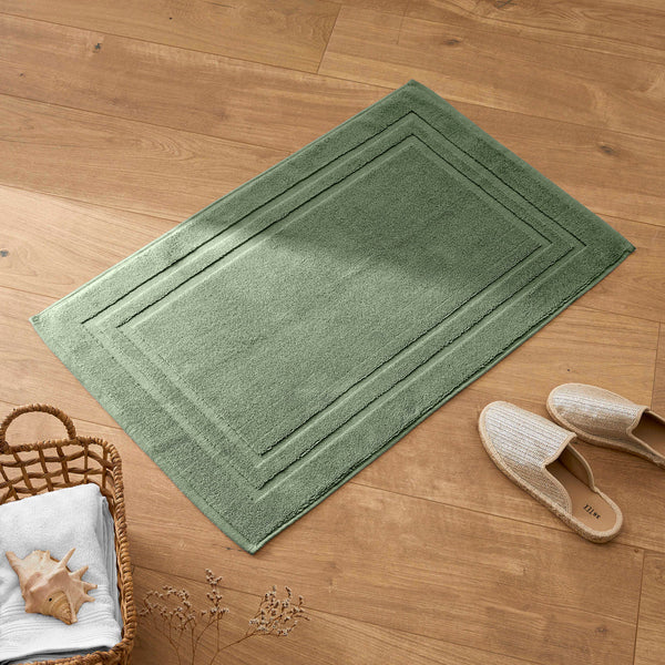 Tapis De Bain "Spa" - 100% Coton - Romarin