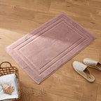 Tapis De Bain "Spa" - 100% Coton - Vieux Rose