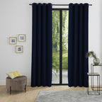 Rideaux Thermiques - 100% Polyester - Bleu Nuit