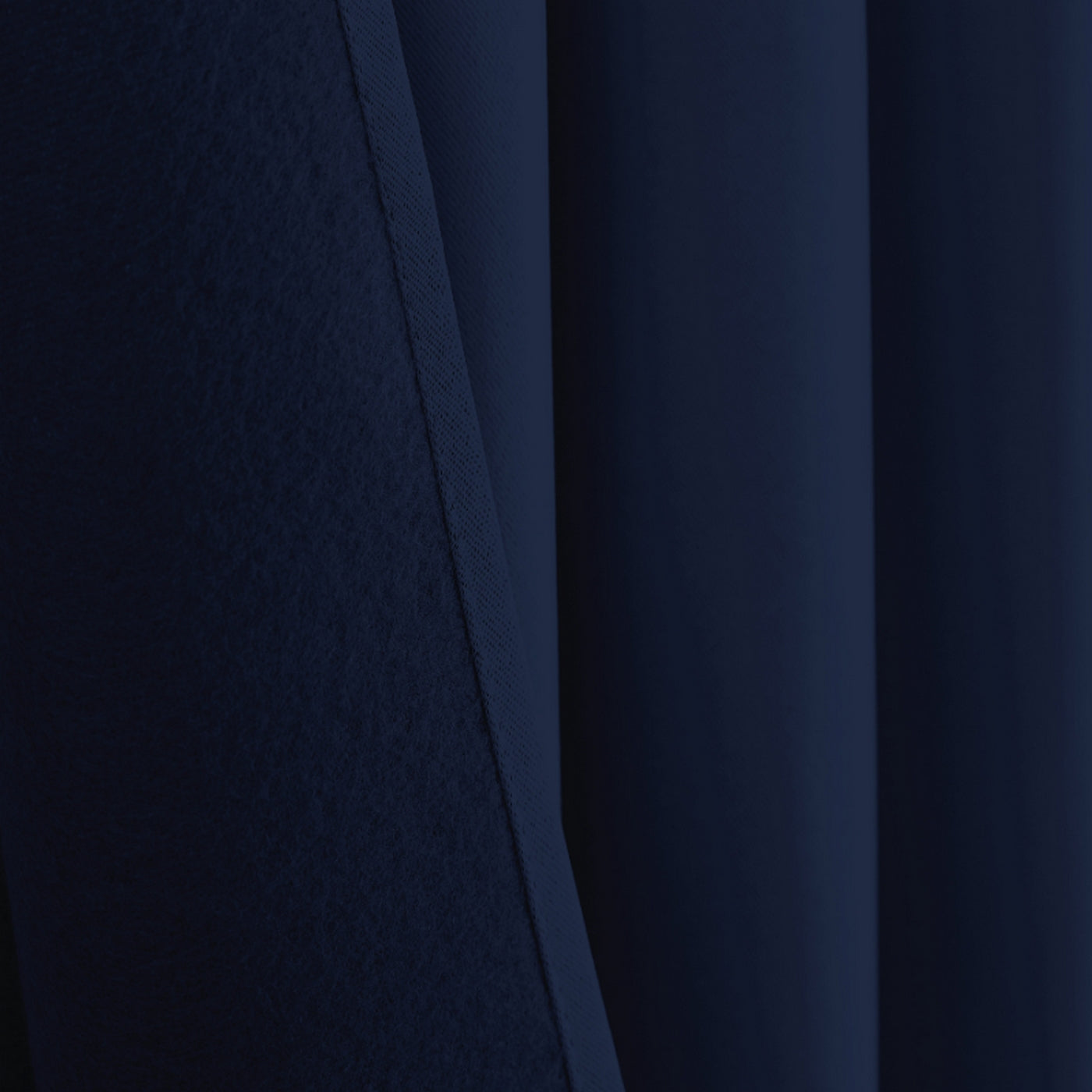 Rideaux Thermiques - 100% Polyester - Bleu Nuit
