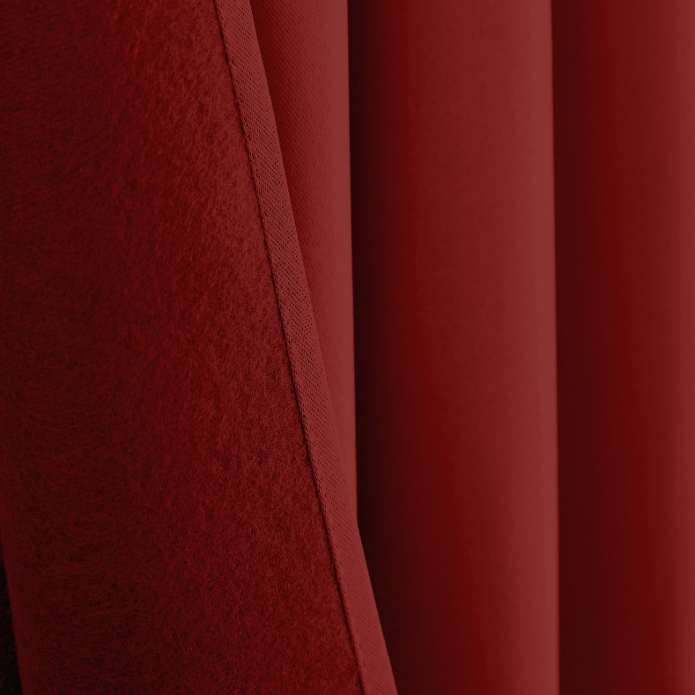 Rideaux Thermiques - 100% Polyester - Cerise