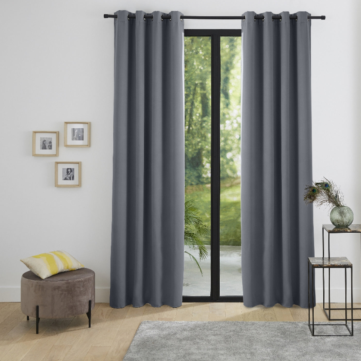 Rideaux Thermiques - 100% Polyester - Granite