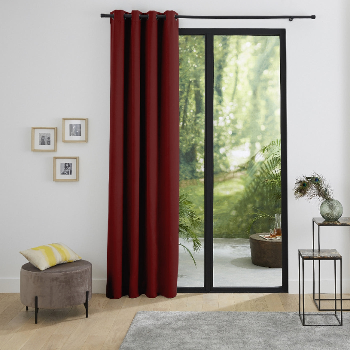 Rideaux Thermiques - 100% Polyester - Lie De Vin