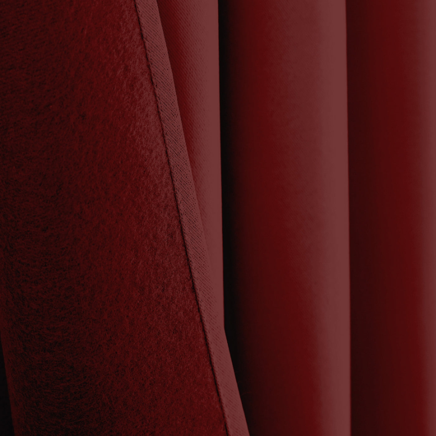 Rideaux Thermiques - 100% Polyester - Lie De Vin