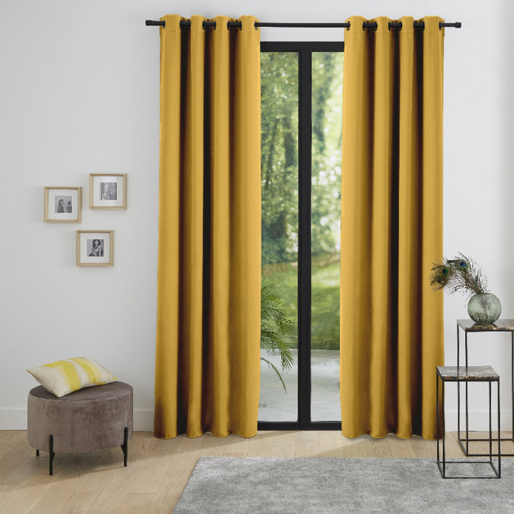 Rideaux Thermiques - 100% Polyester - Miel