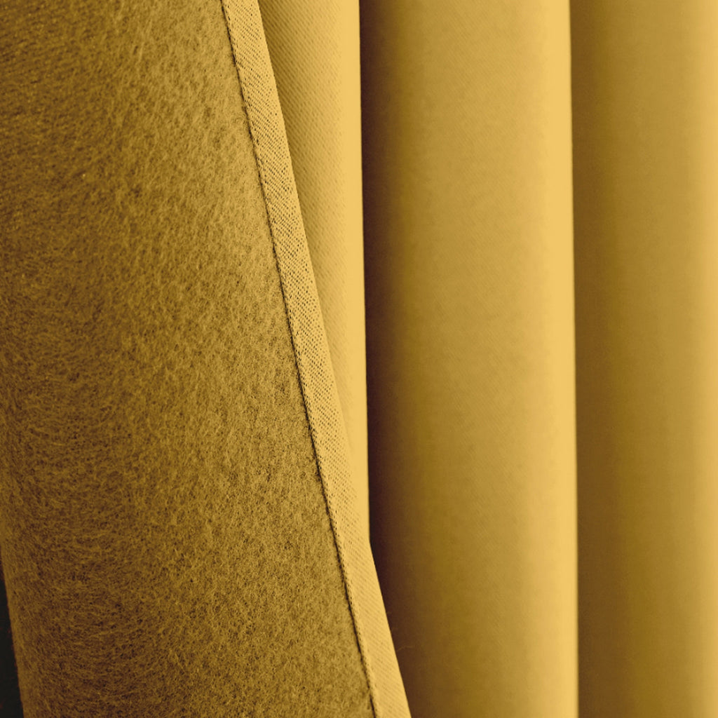 Rideaux Thermiques - 100% Polyester - Miel