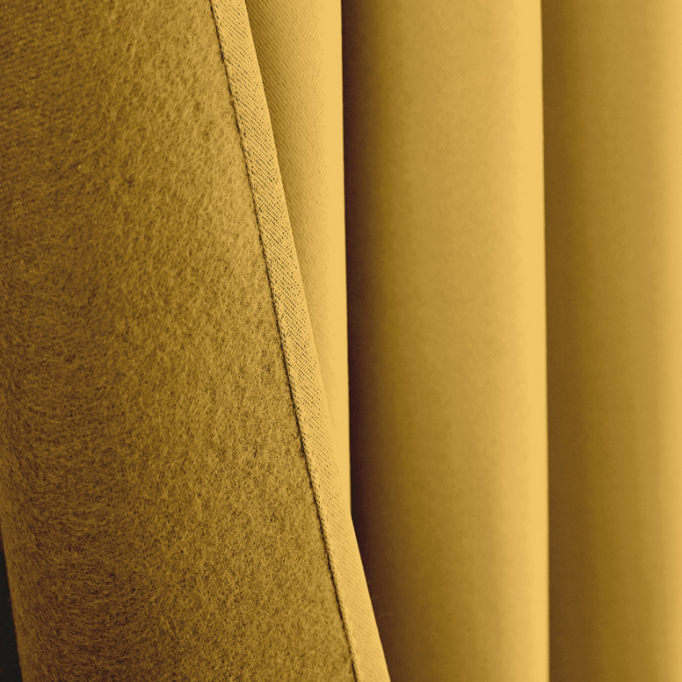 Rideaux Thermiques - 100% Polyester - Miel