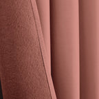Rideaux Thermiques - 100% Polyester - Rose Boisé