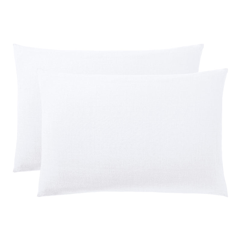 Taie D'Oreiller - 100% Coton - Neige