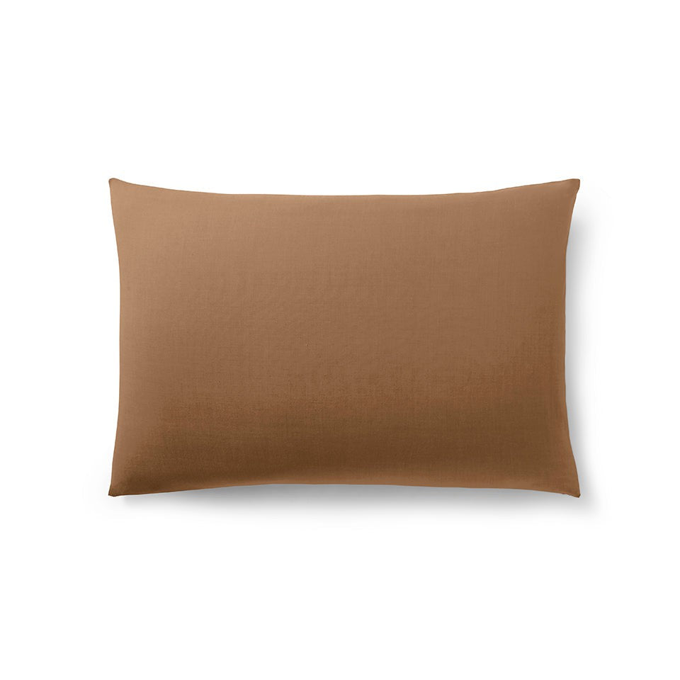 Taie D'Oreiller - 100% Coton - Taupe