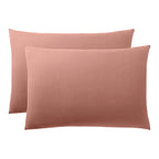 Taie D'Oreiller - 100% Coton - Vieux Rose