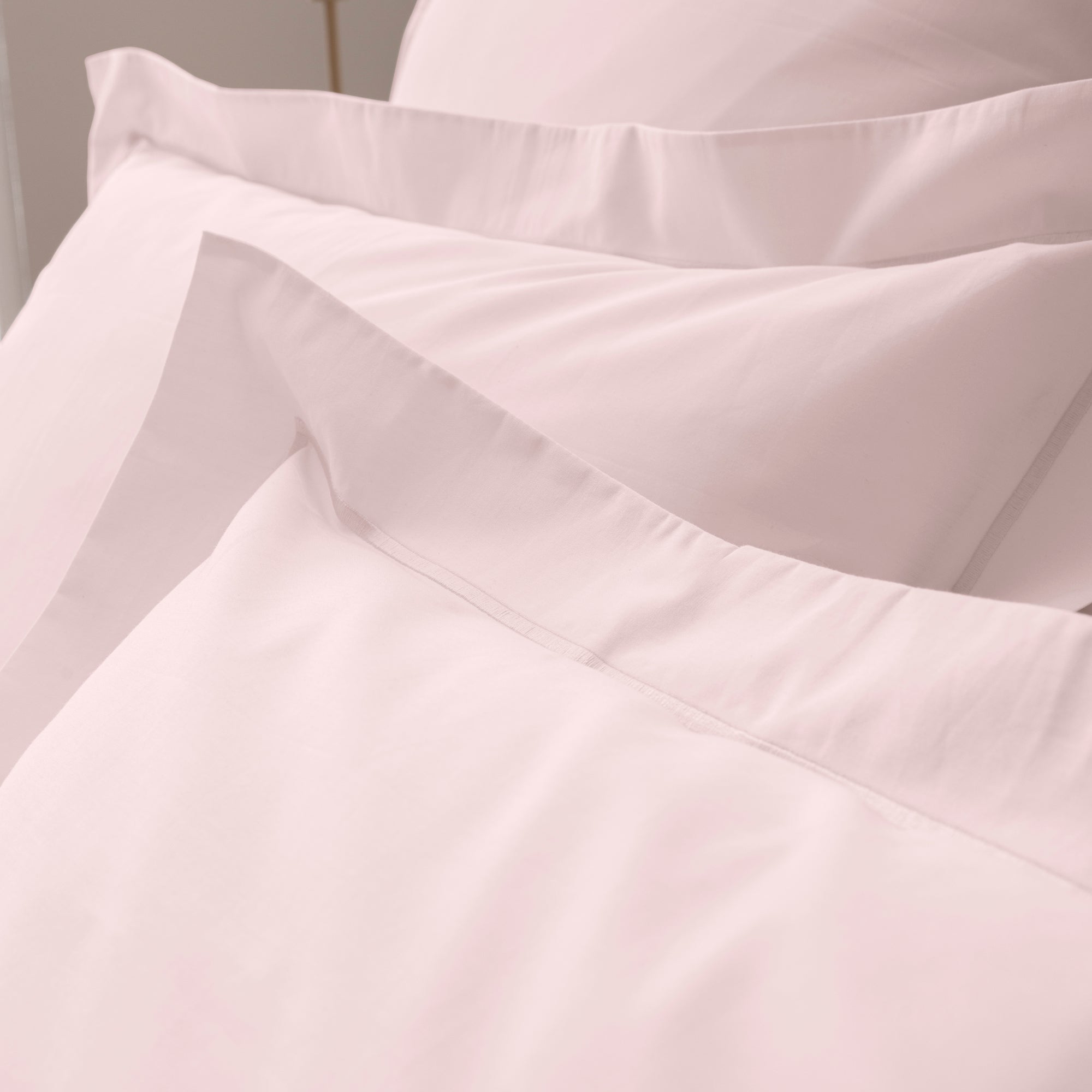 Taie D'Oreiller - 100% Percale Coton - Rose