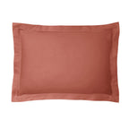 Taie D'Oreiller - 100% Percale Coton - Terracotta