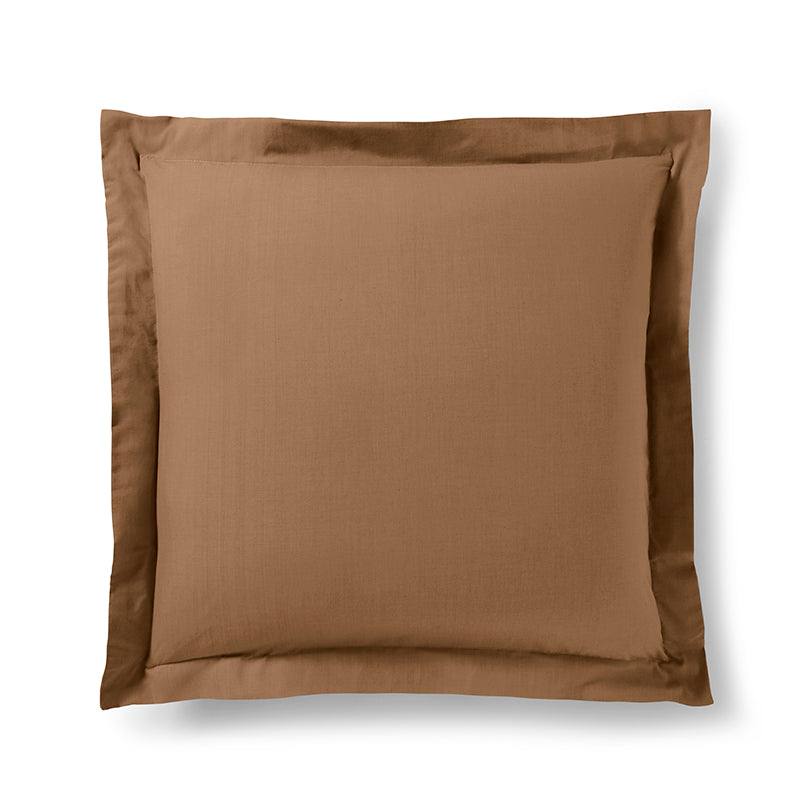 Taie D'Oreiller - 100% Coton - Taupe