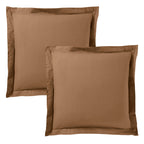 Taie D'Oreiller - 100% Coton - Taupe