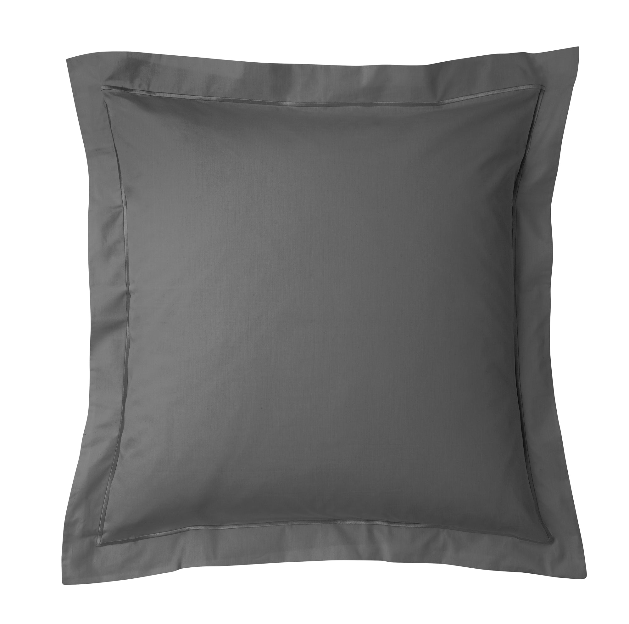 Taie D'Oreiller - 100% Percale Coton - Ardoise