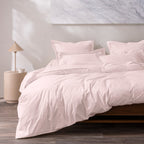 Taie D'Oreiller - 100% Percale Coton - Rose