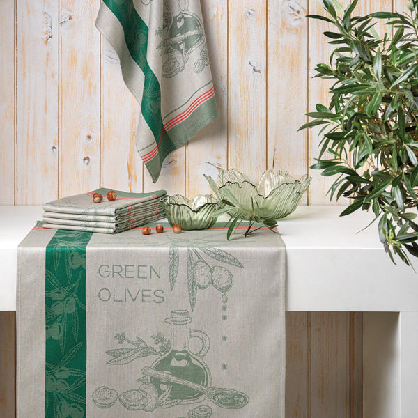 Torchons De Cuisine - 100% Coton - Essence D’Olive
