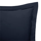 Taie D'Oreiller "Prestige" - Satin De Coton - Bleu Velours