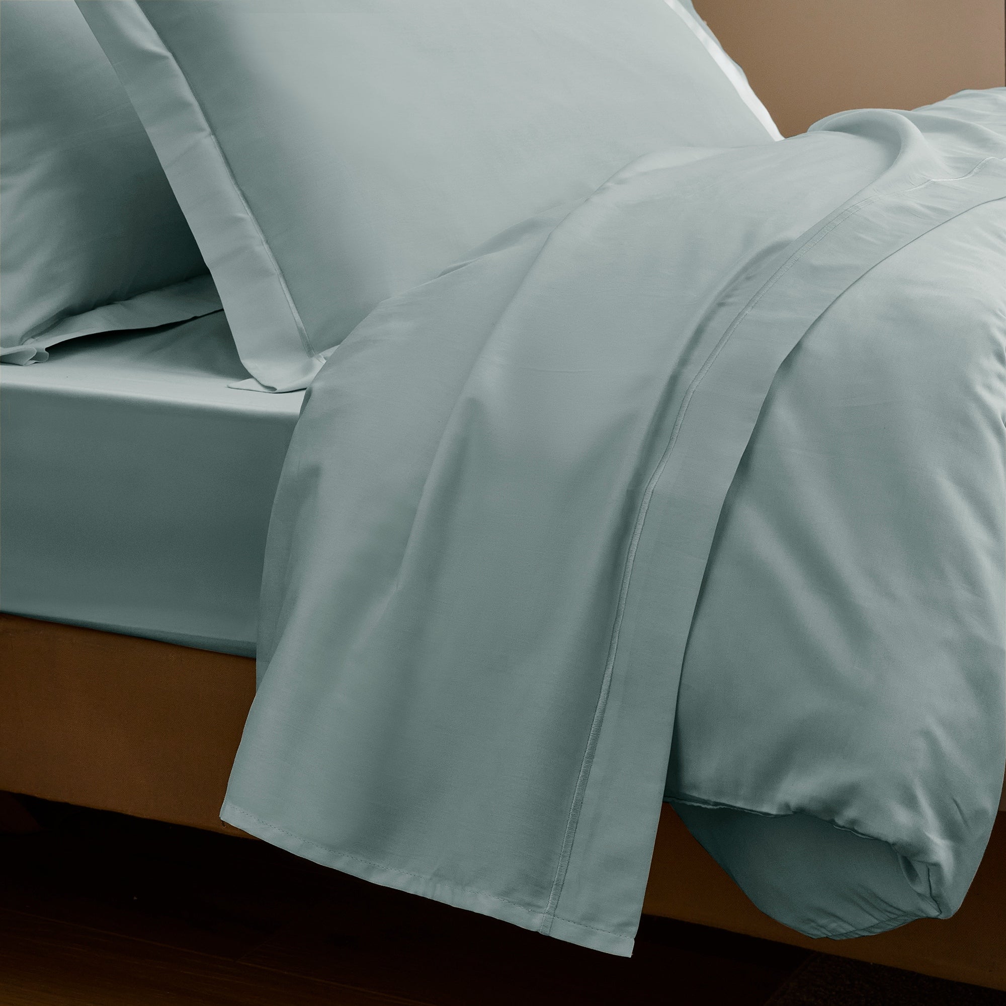 Taie D'Oreiller "Prestige" - Satin De Coton - Celadon