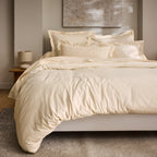Taie D'Oreiller "Prestige" - Satin De Coton - Creme