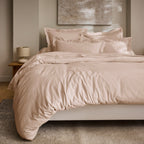 Taie D'Oreiller "Prestige" - Satin De Coton - Rose Blush