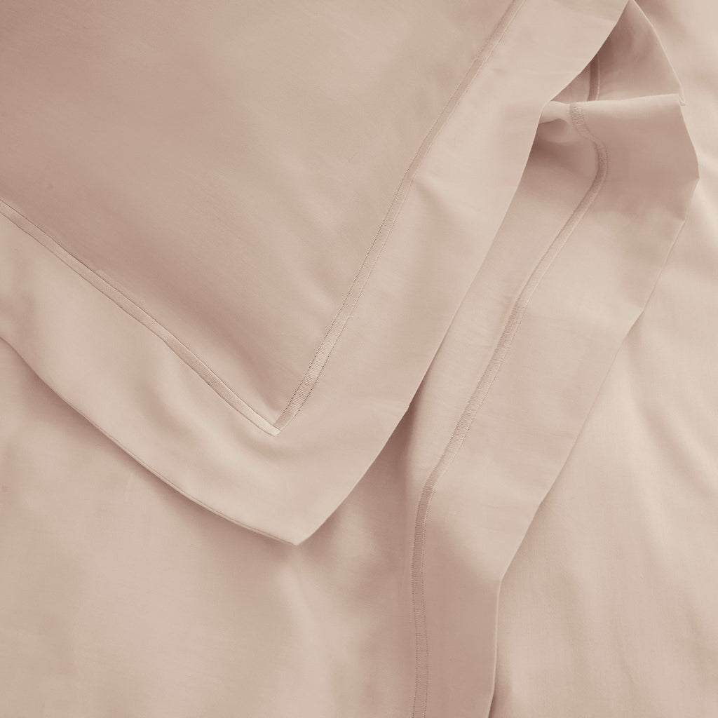 Taie D'Oreiller "Prestige" - Satin De Coton - Rose Blush