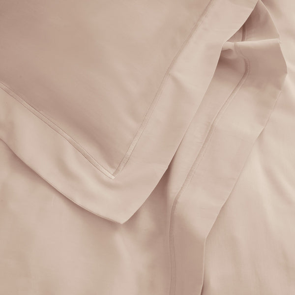 Taie D'Oreiller "Prestige" - Satin De Coton - Rose Blush