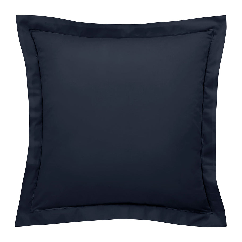 Taie D'Oreiller "Prestige" - Satin De Coton - Bleu Velours