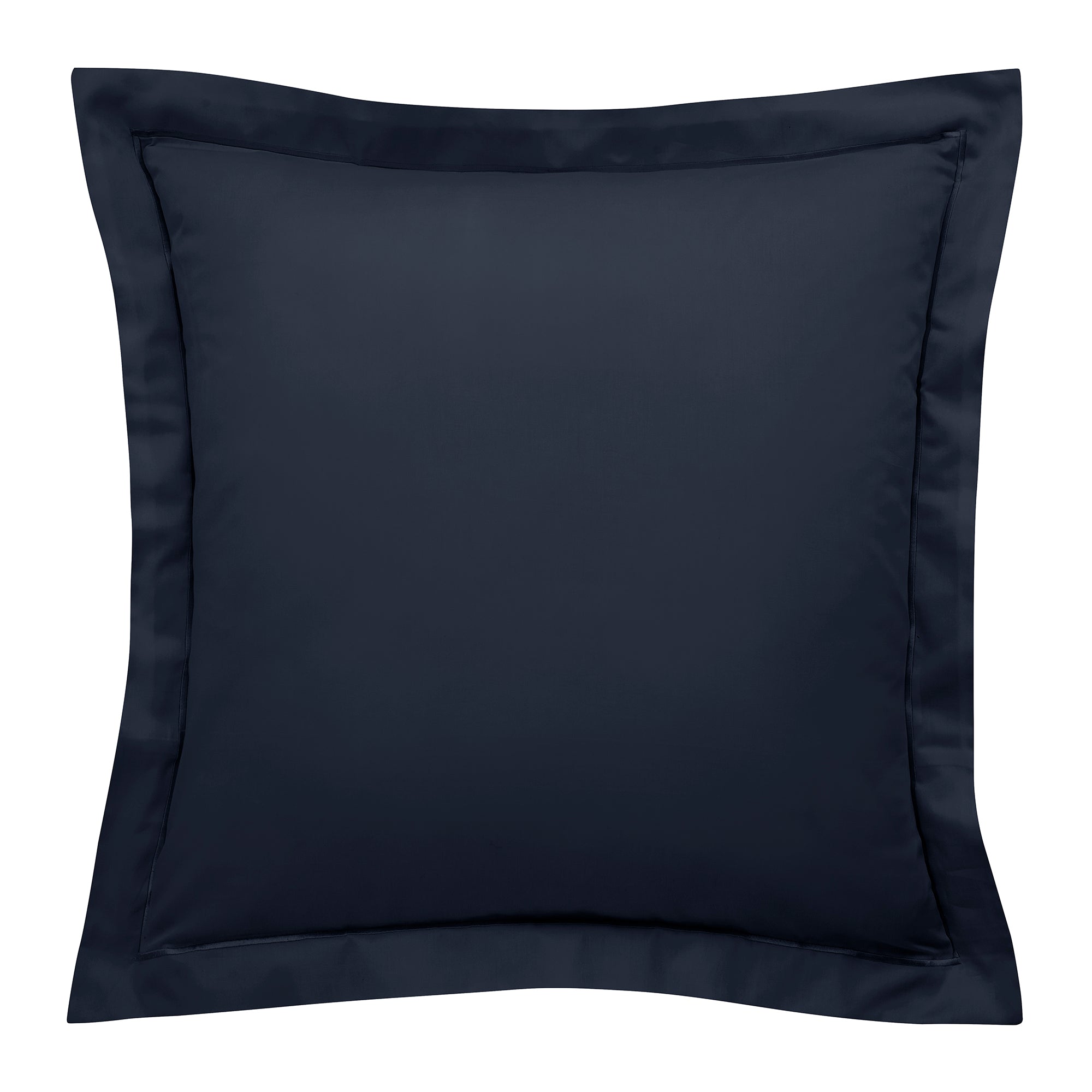 Taie D'Oreiller "Prestige" - Satin De Coton - Bleu Velours